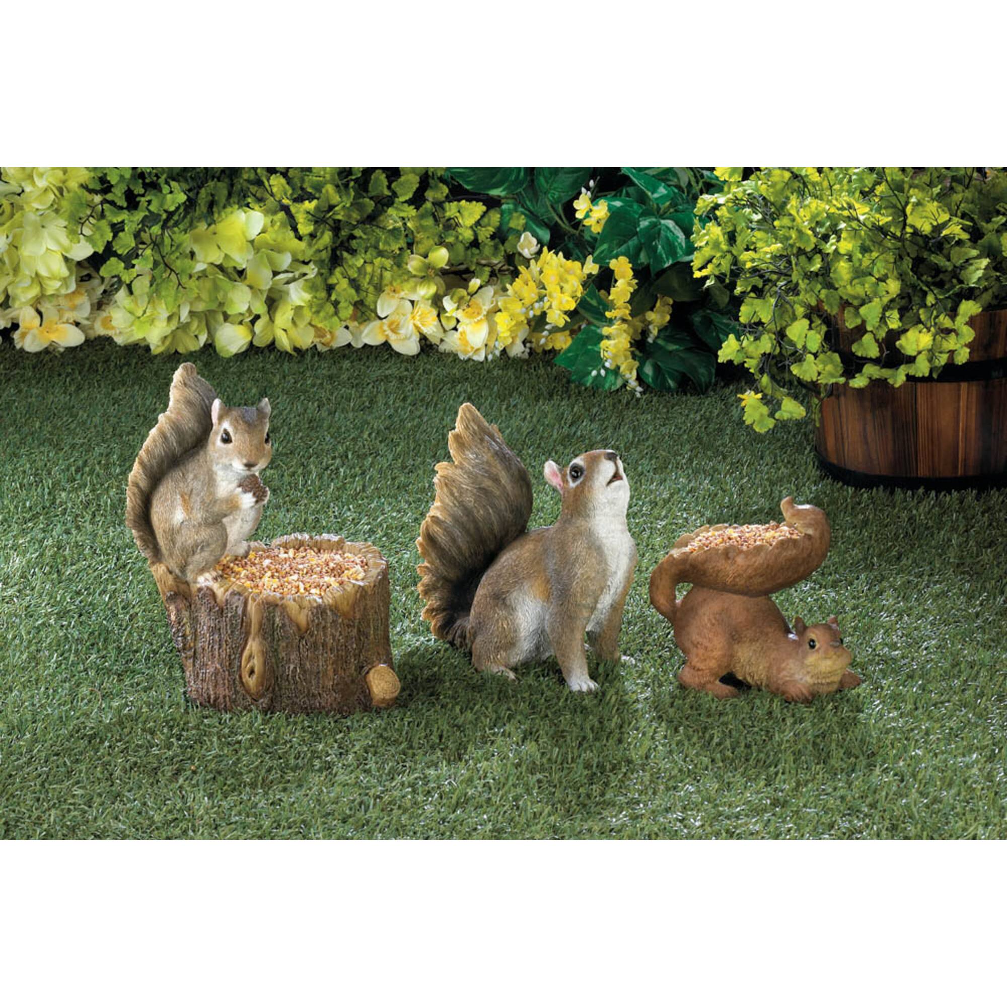 8" Bushy Tail Squirrel Figurine